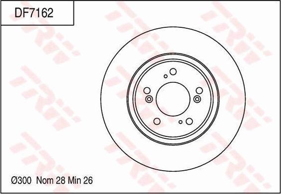 TRW DF7162 - Discofreno www.autoricambit.com