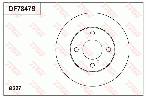 TRW DF7847S - Discofreno www.autoricambit.com