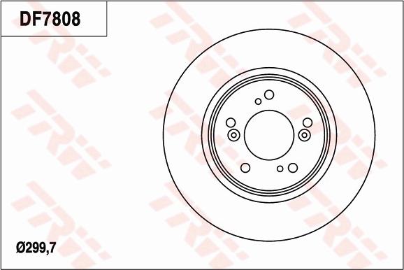 TRW DF7808 - Discofreno www.autoricambit.com