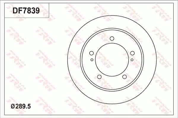 TRW DF7839 - Discofreno www.autoricambit.com