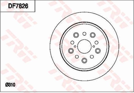 TRW DF7826 - Discofreno www.autoricambit.com