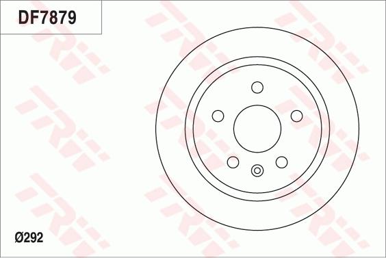 TRW DF7879 - Discofreno www.autoricambit.com