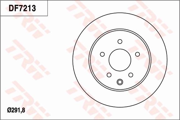 TRW DF7213 - Discofreno www.autoricambit.com