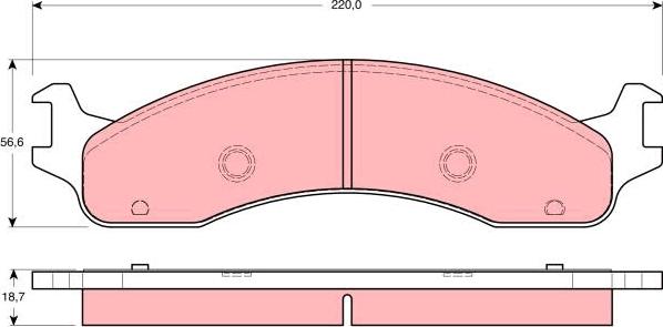 TRW GDB4067 - Kit pastiglie freno, Freno a disco www.autoricambit.com