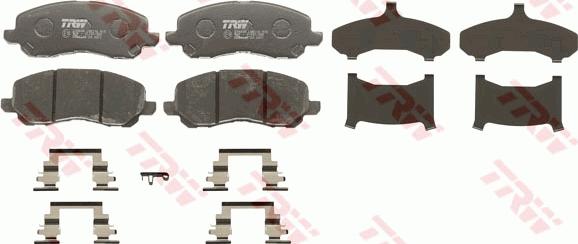 TRW GDB4142 - Kit pastiglie freno, Freno a disco www.autoricambit.com