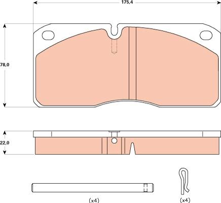 TRW GDB5058 - Kit pastiglie freno, Freno a disco www.autoricambit.com