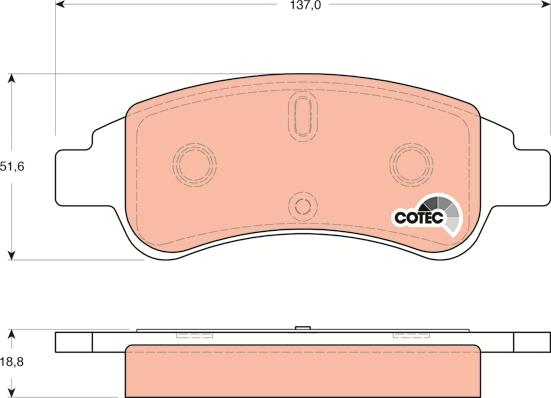 TRW GDB1563 - Kit pastiglie freno, Freno a disco www.autoricambit.com