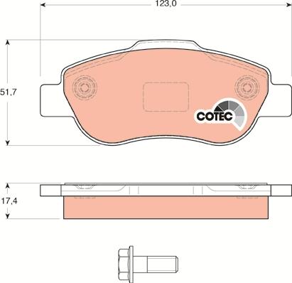 TRW GDB1589 - Kit pastiglie freno, Freno a disco www.autoricambit.com