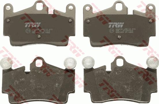 TRW GDB1653 - Kit pastiglie freno, Freno a disco www.autoricambit.com