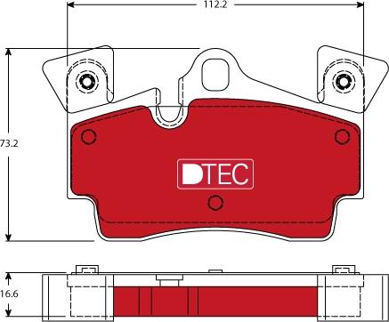 TRW GDB1652DTE - Kit pastiglie freno, Freno a disco www.autoricambit.com