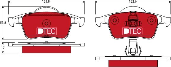 TRW GDB1389DTE - Kit pastiglie freno, Freno a disco www.autoricambit.com