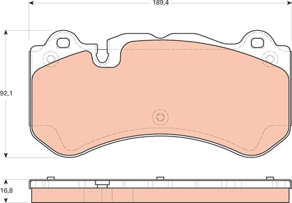 TRW GDB1710 - Kit pastiglie freno, Freno a disco www.autoricambit.com