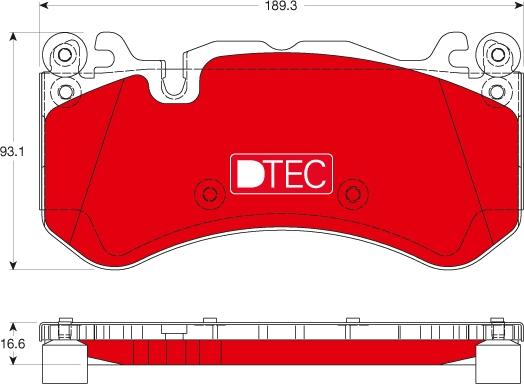 TRW GDB1734DTE - Kit pastiglie freno, Freno a disco www.autoricambit.com