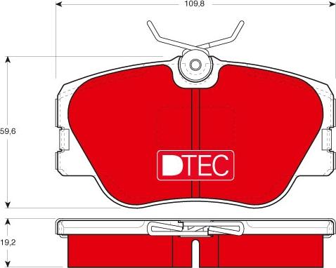 TRW GDB818DTE - Kit pastiglie freno, Freno a disco www.autoricambit.com