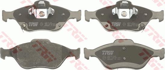 TRW GDB3457 - Kit pastiglie freno, Freno a disco www.autoricambit.com