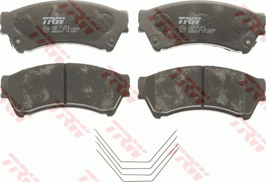 TRW GDB3501 - Kit pastiglie freno, Freno a disco www.autoricambit.com