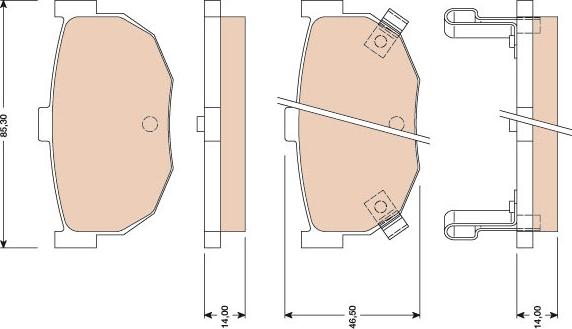 TRW GDB3051 - Kit pastiglie freno, Freno a disco www.autoricambit.com