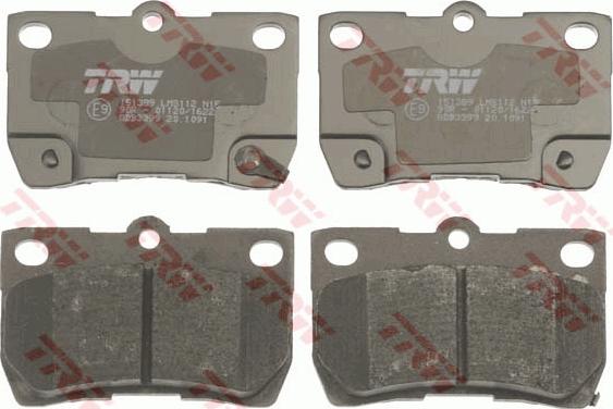 TRW GDB3399 - Kit pastiglie freno, Freno a disco www.autoricambit.com