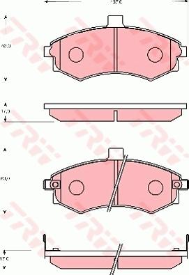 TRW GDB7665 - Kit pastiglie freno, Freno a disco www.autoricambit.com