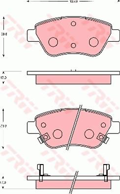 TRW GDB7683 - Kit pastiglie freno, Freno a disco www.autoricambit.com