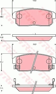 TRW GDB7184 - Kit pastiglie freno, Freno a disco www.autoricambit.com