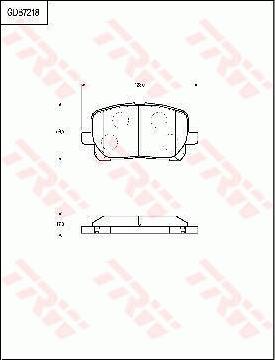 TRW GDB7218 - Kit pastiglie freno, Freno a disco www.autoricambit.com