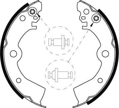 TRW GS8556 - Kit freno, freni a tamburo www.autoricambit.com