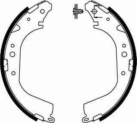 TRW GS8502 - Kit freno, freni a tamburo www.autoricambit.com