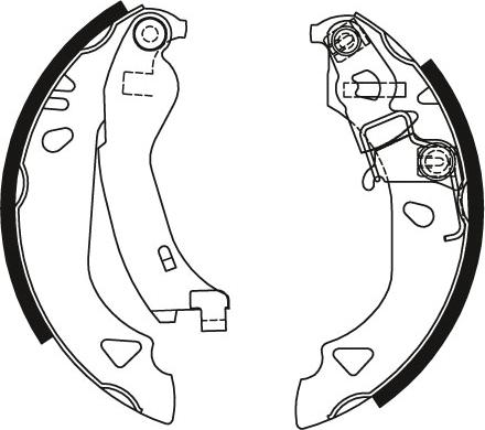 TRW GS8570 - Kit freno, freni a tamburo www.autoricambit.com