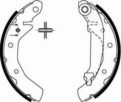 TRW GS8645 - Kit freno, freni a tamburo www.autoricambit.com