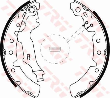 TRW GS8603 - Kit freno, freni a tamburo www.autoricambit.com