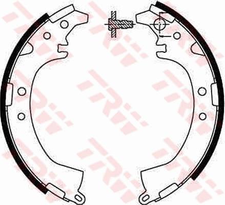 TRW GS8672 - Kit freno, freni a tamburo www.autoricambit.com