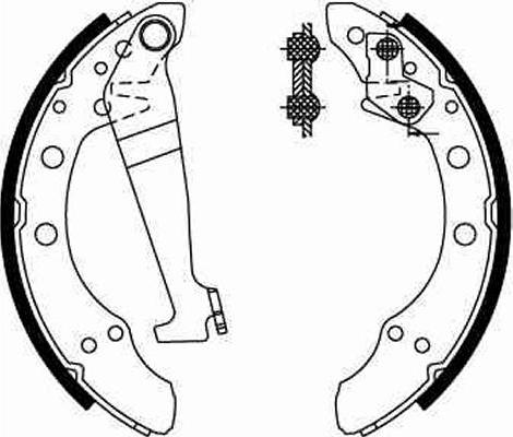 TRW GS8092 - Kit freno, freni a tamburo www.autoricambit.com