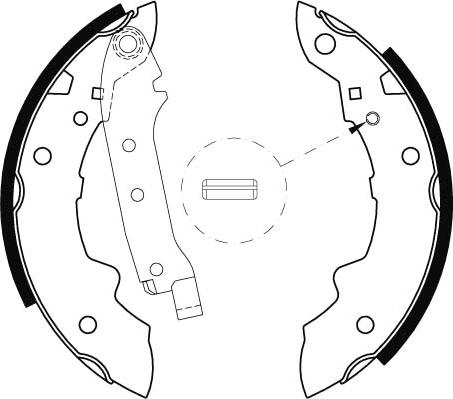 TRW GS8057 - Kit freno, freni a tamburo www.autoricambit.com