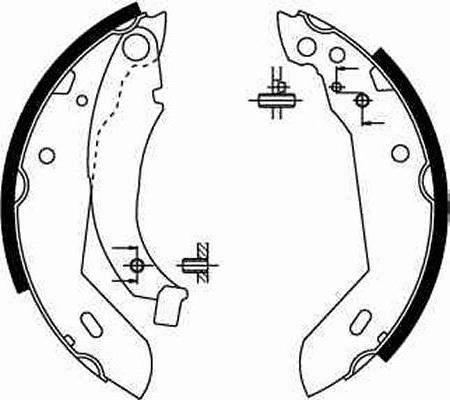 TRW GS8158 - Kit freno, freni a tamburo www.autoricambit.com