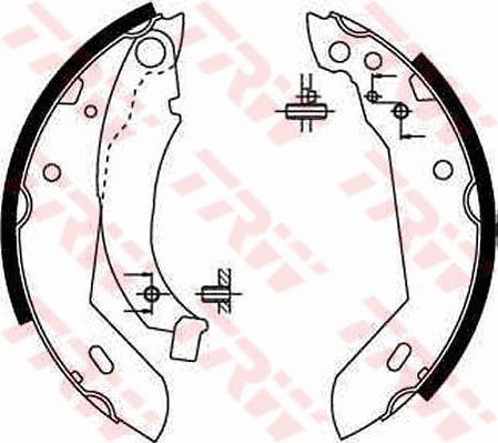 TRW GS8158 - Kit freno, freni a tamburo www.autoricambit.com