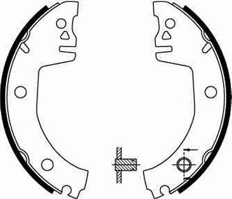 TRW GS8300 - Kit freno, freni a tamburo www.autoricambit.com