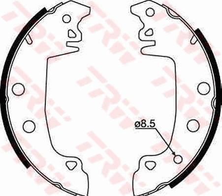 TRW GS8317 - Kit freno, freni a tamburo www.autoricambit.com