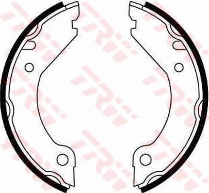 TRW GS8204 - Kit ganasce, Freno stazionamento www.autoricambit.com