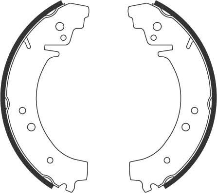 TRW GS8222 - Kit freno, freni a tamburo www.autoricambit.com