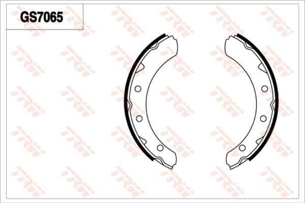 TRW GS7065 - Kit ganasce, Freno stazionamento www.autoricambit.com