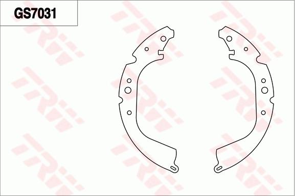 TRW GS7031 - Kit freno, freni a tamburo www.autoricambit.com