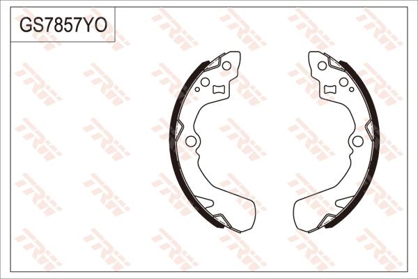 TRW GS7857 - Kit freno, freni a tamburo www.autoricambit.com