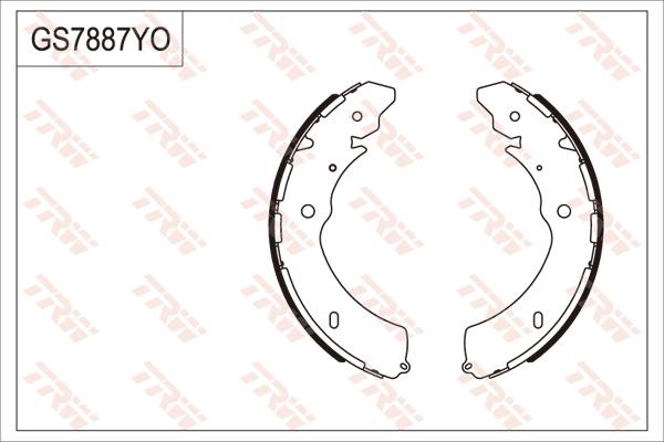 TRW GS7887 - Kit freno, freni a tamburo www.autoricambit.com