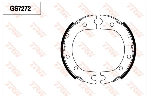 TRW GS7272 - Kit ganasce, Freno stazionamento www.autoricambit.com