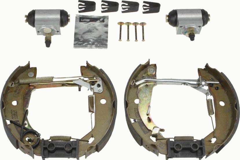 TRW GSK1557 - Kit freno, freni a tamburo www.autoricambit.com