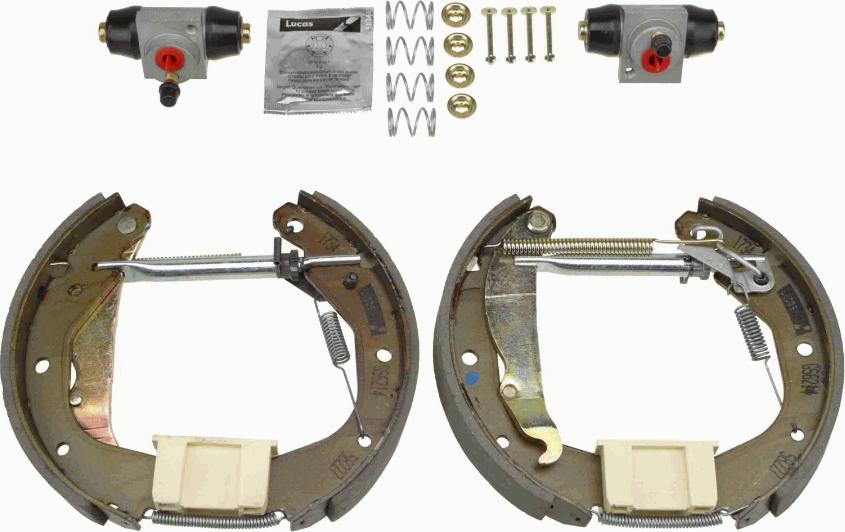 TRW GSK1621 - Kit freno, freni a tamburo www.autoricambit.com