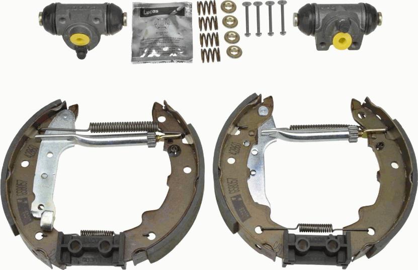 TRW GSK1032 - Kit freno, freni a tamburo www.autoricambit.com