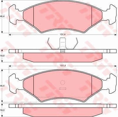 TRW GTD1097 - Kit freno, Freno a disco www.autoricambit.com