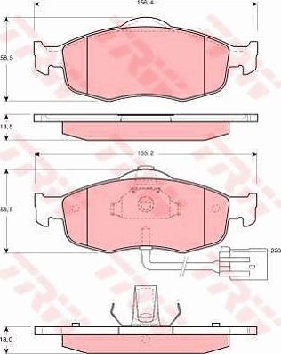 TRW GTD1046 - Kit freno, Freno a disco www.autoricambit.com